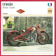 CP Roléo 350 Staub Type M3, Moto De Course, France, 1929, Le Deltabox Avant L'heure - Deportes