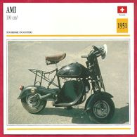 AMI 100 Cm3, Scooter De Tourisme, Suisse, 1951, Le Petit Suisse - Deportes