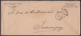 1901-H-11 (LG169) CUBA US OCUPATION. OFFICIAL PENALTY COVER. ASUNTO OFICIAL. JUZGADO DISTRITO ESTE HABANA. - Lettres & Documents