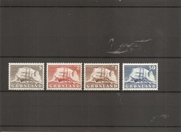 Groenland - Voiliers ( 24/27 X -MH) - Unused Stamps