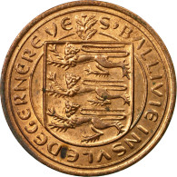 Monnaie, Guernsey, Elizabeth II, 2 New Pence, 1971, Heaton, TB+, Bronze, KM:22 - Guernesey