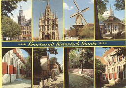 OLANDA - NEDERLAND - Paesi Bassi - Holland - 1991 - 60c + Flamme - Groeten Uit Historisch Gouda - Multivues - Viaggiata - Gouda