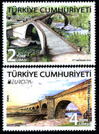 TURKEY/Türkei EUROPA 2018 "Bridges" Set Of 2v** - 2018