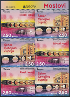 BOSNIA/Bosnien Herzegowina BiH, EUROPA 2018 "Bridges" Minisheet For Booklet** - 2018