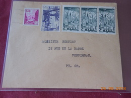 Lettre Du Maroc De 1949 A Destination De La Varenne - Covers & Documents
