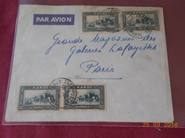 Lettre Du Maroc De 1949 A Destination De Paris - Covers & Documents