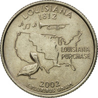 Monnaie, États-Unis, Quarter, 2002, U.S. Mint, Philadelphie, FDC, Copper-Nickel - 1999-2009: State Quarters