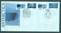 AAT 1990 Scientific Co-operation In Antarctica + USSR Stamps, Melbourne/Kingston TAS FDC Lot51037 - Otros & Sin Clasificación