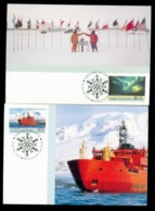 AAT 1991 Antarctic Treaty 2x Maxicard Lot80511 - Autres & Non Classés
