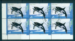 AAT 1995 Killer Whale $1 Blk 6 CTO Lot72111 - Sonstige & Ohne Zuordnung