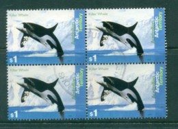 AAT 1995 Killer Whales $1 Blk4 FU - Altri & Non Classificati