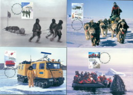 AAT 2001 Australians In The Antarctic 4xMaxicards - Otros & Sin Clasificación