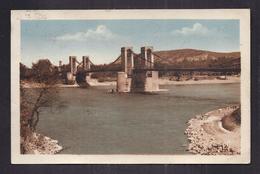 CPSM 30 - ROQUEMAURE - Pont D'Orange - TB PLAN EDIFICE Sur Le Fleuve Rhône - CP Voyagée 1939 - Roquemaure