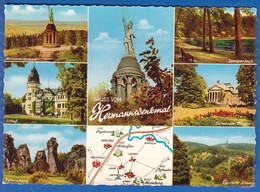 Deutschland; Teutoburger Wald; Hermanns Denkmal; Multibildkarte - Detmold