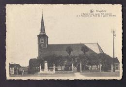 CPA BELGIQUE - BRUGELETTE - L'Eglise Et Le Monument Aux Morts De La Guerre 14-18 TB Vue CENTRE VILLAGE - Brugelette