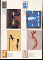 Australia 1993 Aboriginal Art 4x Maxi Cards - Covers & Documents