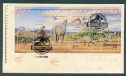 Australia 1993 Dinosaur Era, Jurassic Park, Melbourne FDC Lot52464 - Covers & Documents
