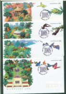 Australia 1994 Zoos Pictorial Postmark FDI 4xPSE Lot52299 - Covers & Documents