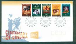 Australia 1995 Centenary Of Cinema Str 5, Sydney FDC Lot51162 - Lettres & Documents