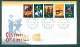 Australia 1995 Centenary Of Cinema Str 5, Sydney FDC Lot51162 - Brieven En Documenten