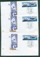 Australia 1995 Stamp & Coin Fair, Melburne 3xFDC Lot52504 - Cartas & Documentos