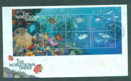 Australia 1995 The World Down Under MS, Townsville FDC Lot51185 - Covers & Documents