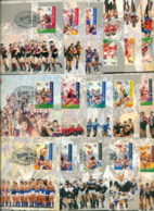 Australia 1996 Centenary Of The AFL 16xMaxicards - Lettres & Documents