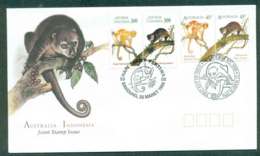Australia 1996 Cuscusses + Indonesia Stamps, Melbourne FDC Lot51196 - Lettres & Documents