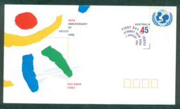 Australia 1996 UNICEF 50th Anniv. Pictorial Postmark FDI PSE Lot52319 - Brieven En Documenten