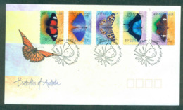 Australia 1998 Butterflies Of Australia P&S, Cairns FDC Lot52535 - Briefe U. Dokumente