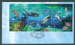 Australia 1998 Planet Ocean MS, Deepwater FDC Lot52534 - Brieven En Documenten