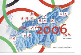 SWITZERLAND - 1998 - POSTAL STATIONERY - NAGANO 1998 .......... WNV - Hiver 1998: Nagano