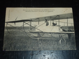 AERODROME DE TOUSSUS-LE-NOBLE - MAURICE FARMAN à BORD DE SON APPAREIL - 78 YVELINES (AC) - Toussus Le Noble