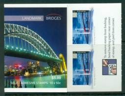 Australia 2004 $5.00 Landmark Bridges B261a General Booklet Lot26118 - Mint Stamps