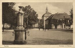 XANTEN Am Rhein, Marktplatz Mit Rathaus (1926) AK - Xanten