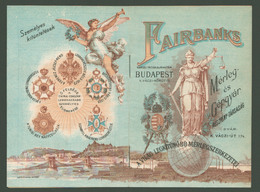 1900. Cca. Fairbanks Mérleg és Gépgyár , Gazdagon Illusztrált 24 Oldalas árjegyzék, Litografált Borítóval. Szép!  /  Ca  - Unclassified