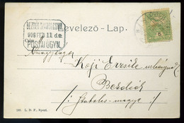 BEZDÉD 1906. Szatmár Képeslap Postaügynökségi Bélyegzéssel  /  1906 Szatmár Vintage Pic. P.card Postal Agency Pmk - Used Stamps