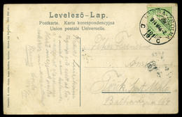 TÁTRA 1914. Képeslap, Kassa-Zsolna Mozgóposta Bélyegzéssel  /  TÁTRA 1914 Pic. P.card Kassa-Zsolna TPO Pmk - Used Stamps