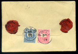 IGLÓ 1898. Krajcáros Ajánlott Levél Zágrábba Küldve  /  1898 Kr Reg. Letter To Zagreb - Used Stamps