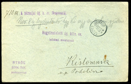 SZEPESTÓTFALU 1913. Hivatalos Levél Kislomnicra Küldve  /  1913 Official Letter To Kislomnic - Used Stamps