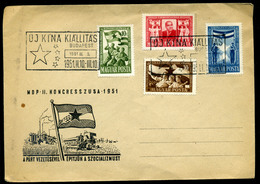 1951. ÚJ KÍNA Alkalmi Bélyegzés, Címzetlen FDC-n   /  1951 NEW CHINA Spec. Pmk No Address FDC - Covers & Documents
