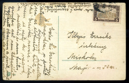 1920. Képeslap, Céglyukasztásos Bélyeggel  /   1920 Vintage Pic. P.card Corp. Punched Stamp - Covers & Documents