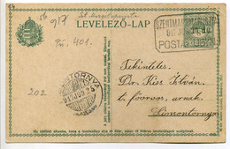 SZENTMARGITPUSZTA 1917. Díjjegyes Levlap , Szép Postaügynökségi Bélyegzéssel   /  1917 Stationery P.card Nice Postal Age - Used Stamps