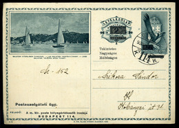 1938. Városképes, Postaszolgálati Díjjegyes Levlap  /  1938 City View Postal Service Stationery P.card - Covers & Documents