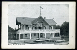 BALATONFÜRED 1935. Yach Club Régi Képeslap  /  1935 Yacht Club Vintage Pic. P.card - Hungary