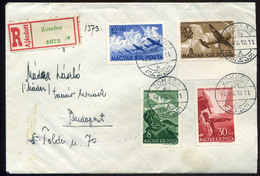 ZOMBOR 1942. Ajánlott Levél Budapestre Küldve  /  1942 Reg. Letter To Budapest - Covers & Documents