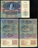 1914. 50K 3db Különféle  /  1914 50  K 3 Various - Hungary