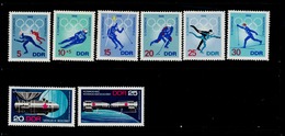 DDR 1335 - 1342 Olympische Winterspiele / Raumfahrt  ** MNH Neuf - Nuevos