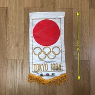 Flag (Pennant / Banderín) ZA000044 - Olympics Tokyo Japan 1964 - Uniformes Recordatorios & Misc