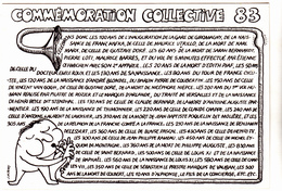 PETEY  Jean Marie  - Commemoration Collective En 1983 Histoire  - CPM 10,5x15 TBE Neuve Dédicacée 150 Ex - Petey